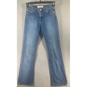 Vintage Big Star & Co Jeans Women's 25x30 Blue Straight Leg Mid-Rise Y2K Style